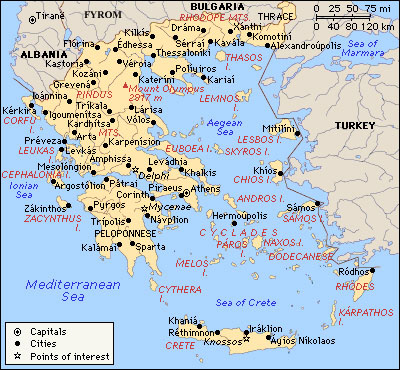 Greece Map